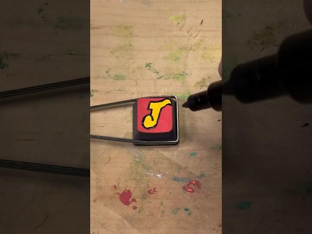 J for Jelly Belly!️ #satisfying #artwork #customkeyboard