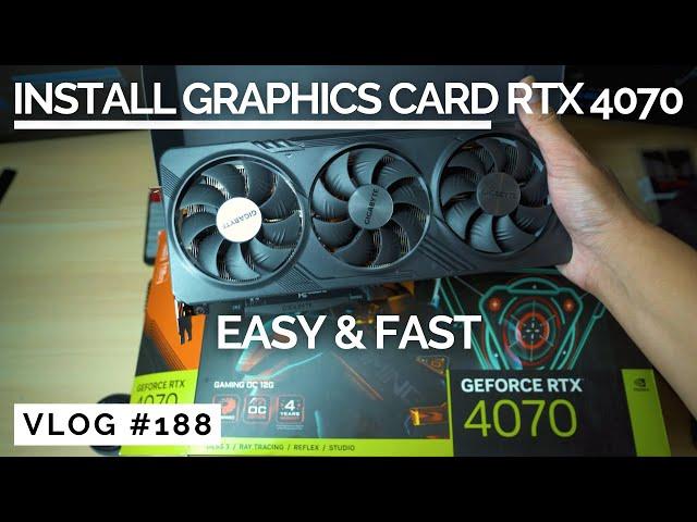 How To Install a RTX 4070 Super TI (EASY & FAST! - Graphics Card)