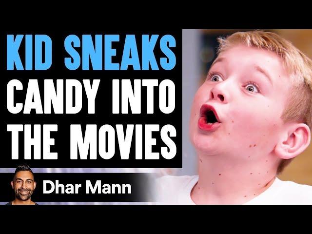 Kid SNEAKS CANDY Into The MOVIES Ft. Cole Labrant | Dhar Mann