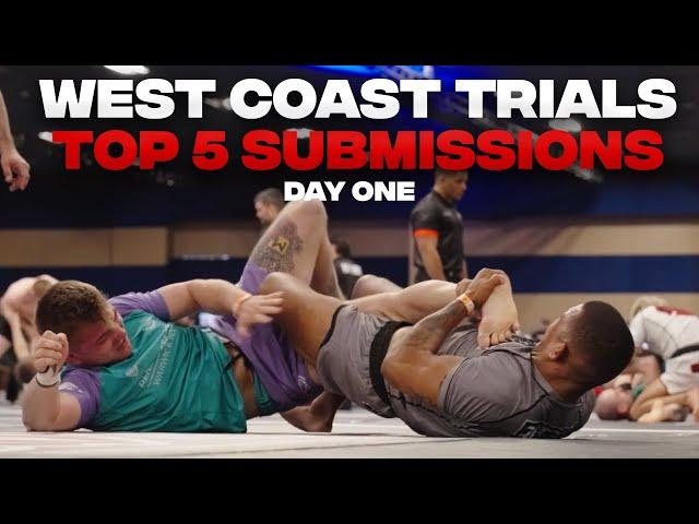 Top 5 Submissions - ADCC 2024 West Coast Trials Day One