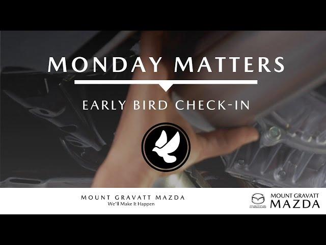 Servicing At Mount Gravatt Mazda | Early Bird Check-In