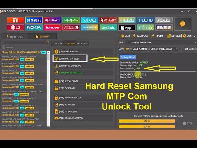 Hard Reset Samsung Unlock Tool