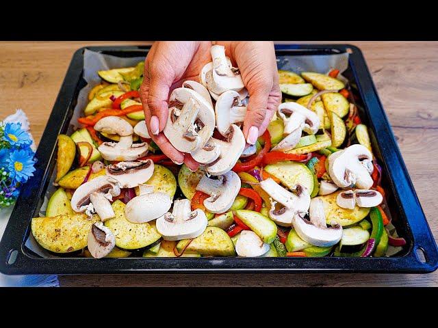 Now I don't fry or boil vegetables anymore! Few know this recipe for vegetables in the oven!