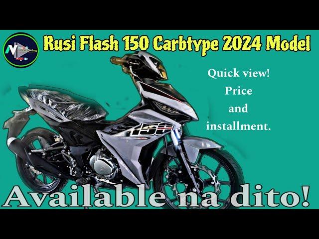 Rusi Flash 150 Carbtype 2024 Model Available na dito! Quick view! Price and installment.