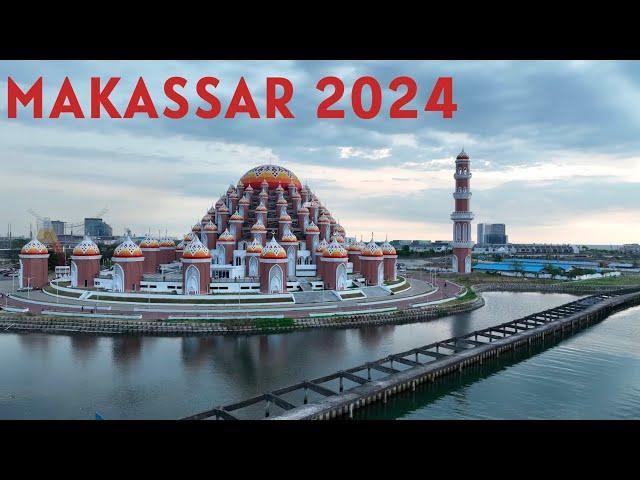 Video Drone Kota Makassar Terbaru 2024, Cener Point Of Indonesia