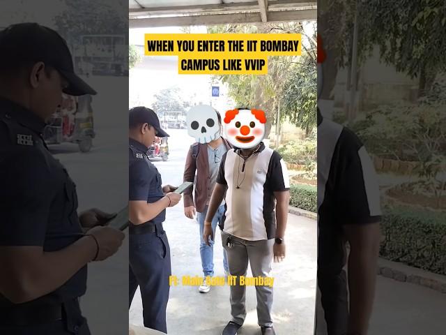 when you enter the IIT Bombay campus  #iitbombay #iit #iitdelhi #iitjee #jeemains #result #shorts