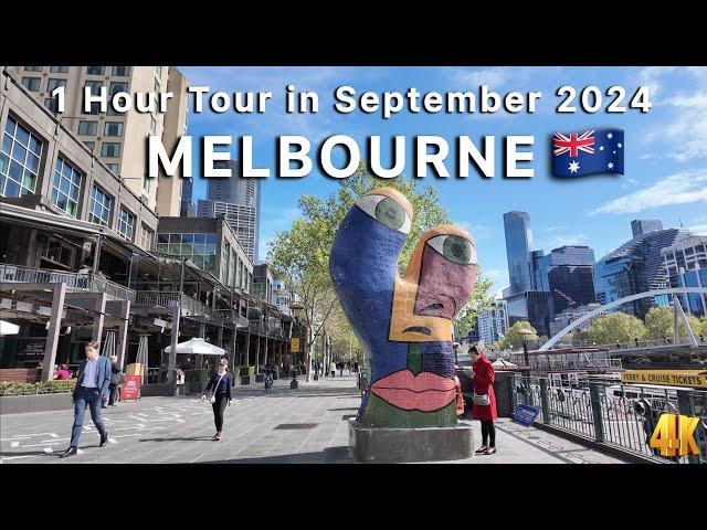 Walk Around in Melbourne Australia in September 2024 4K Video