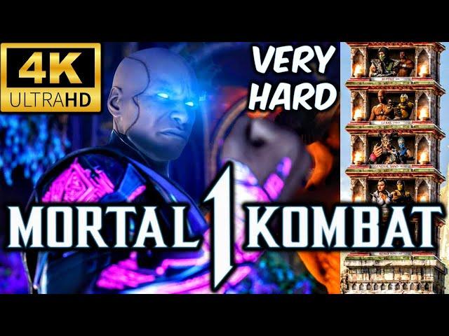 MK1 *DARK GERAS* VERY HARD KLASSIC TOWER GAMEPLAY!! (MOTARO AS KAMEO) 4K 60 FPS NO MATCHES LOST!!