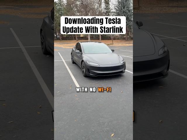 Starlink Mini Makes Updating My Tesla So Easy! 