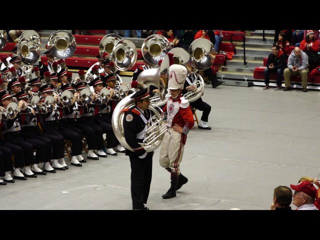 Script Ohio Cy Aalaei iDotter at Skull Session Ohio State Marching Band 11 26 2016 OSU vs MI