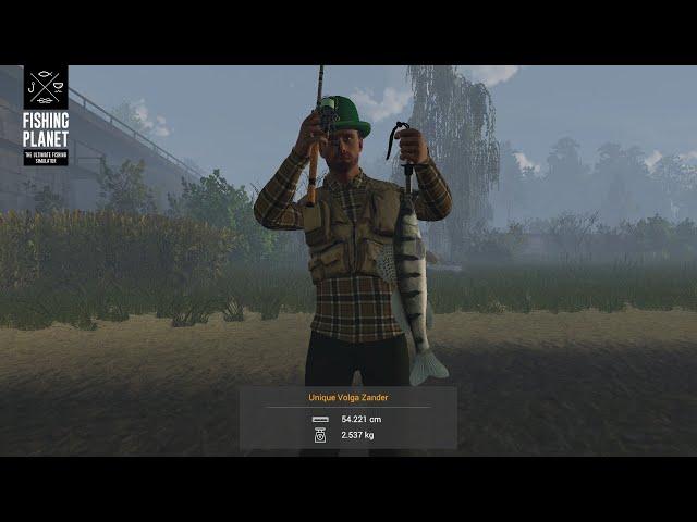 Fishing Planet Russia cloudy day Unique Volga Zander v3.5.9