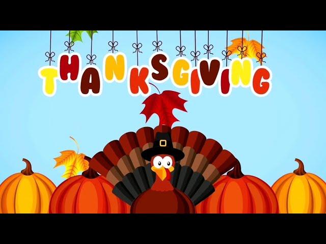 Happy Thanksgiving Greetings Animation Background Video | Happy Thanksgiving Day