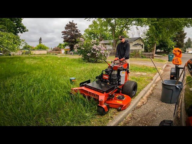 Mowing Tall Grass + HUGE Mail Call | Week In The Lawn Care Life #2