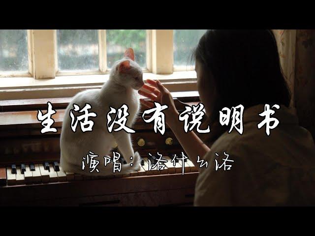 洛什么洛 - 生活没有说明书『生活啊 它没有说明书，难免会走错路，谁都会有遗憾有低谷，没有谁生下来就享福，你别轻易认输。』『动态歌词MV』