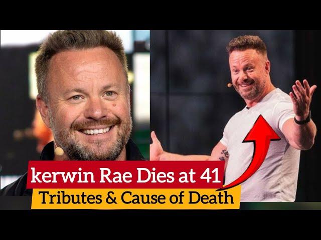 Kerwin Rae Dies at 49 As His Lovers Pays Tribute and Mourn the Motivational Speaker