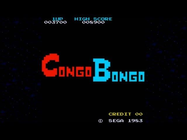 Congo Bongo 1983 Sega Mame Retro Arcade Games