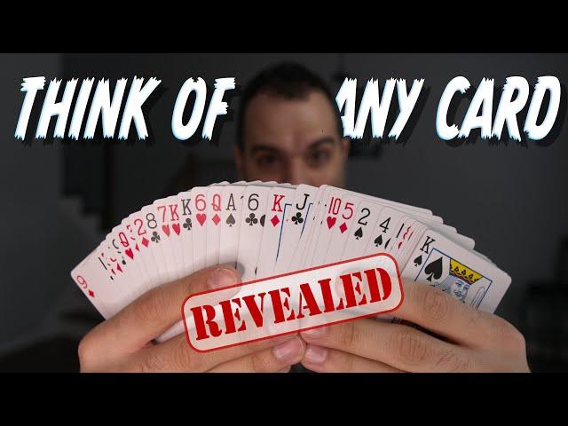 The Most FAMOUS Mind-Reading Card Trick, Revealed! Mentalism Tutorial