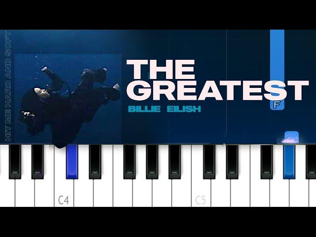 Billie Eilish - THE GREATEST | Piano Tutorial