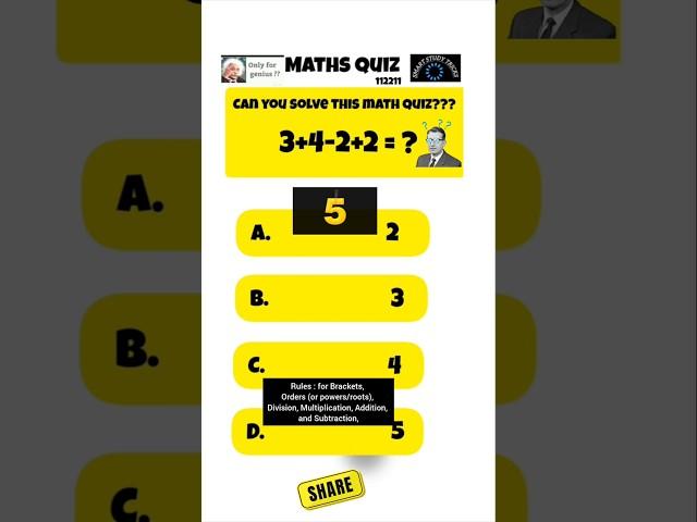 maths quiz tricks #quiz #puzzle #mathquiz