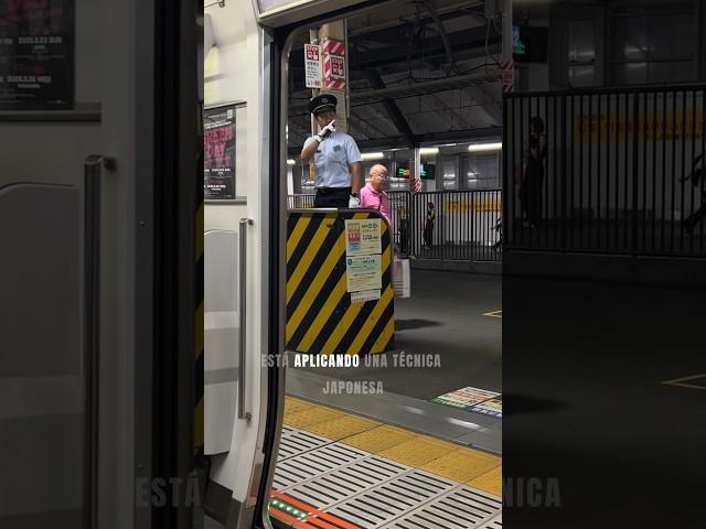 ¿Qué hace este inspector japonés? 