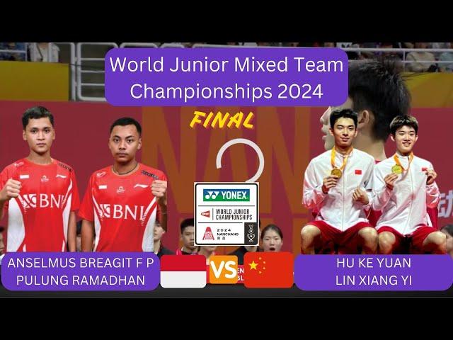 ANSELMUS BREAGIT F P/PULUNG RAMADHAN (INA) VS HU KE YUAN/LIN XIANG YI (CHN) |