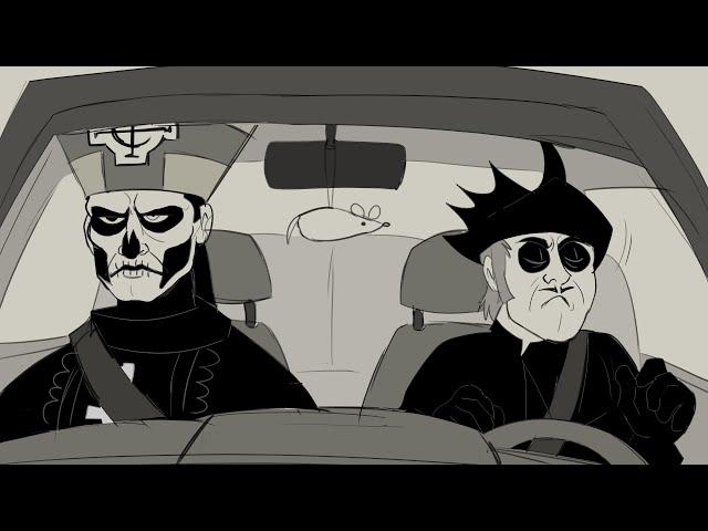 GHOST Short Animatic | Cardinal Copia Jams to Music