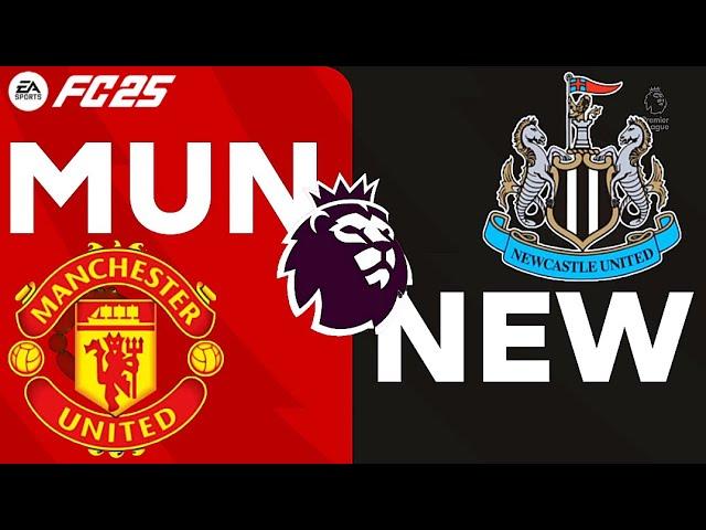 FC 25 - MANCHESTER UNITED - NEWCASTLE | Premier League 24/25 | Full Match  / BPFootball