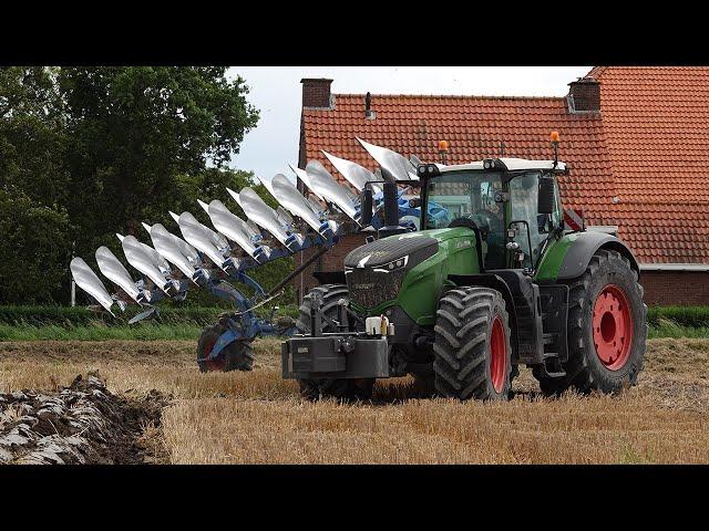 Fendt 1050 vario + 9 furrow Lemken Diamant 16 On-Land Plough | KMWP | Ploegen | Pflügen