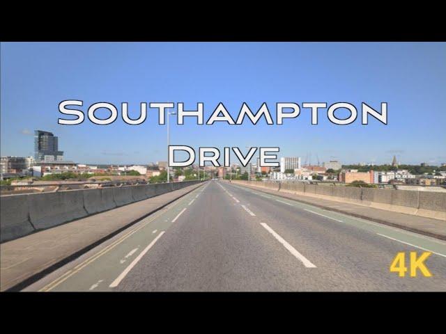 Exploring Southampton: A Scenic City Drive in 4K