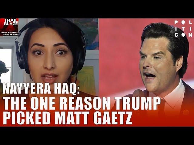 The One Reason Trump Picked Matt Gaetz