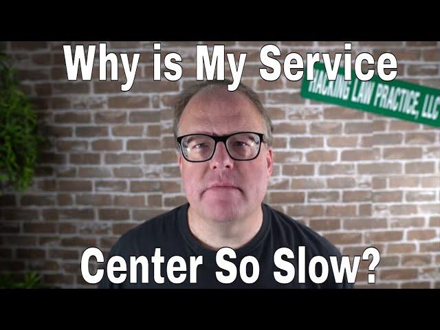 Why is my Service Center so Slow?