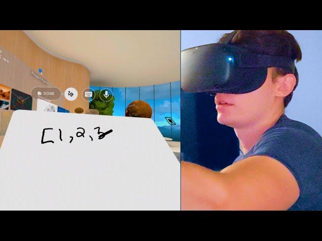 I did a Google coding interview in VR ...