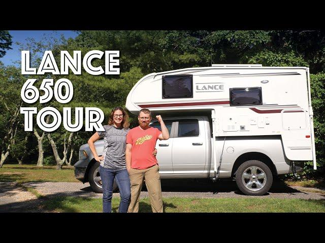 Lance 650 Truck Camper Walkthrough Tour