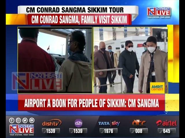 Meghalaya CM Conrad Sangma 3-day to Sikkim tour