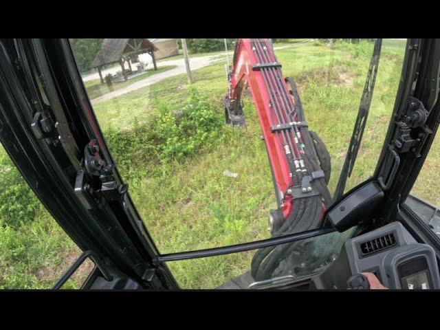 Yanmar ViO55 Mini- Ex Action...Preparing The Land For David's 5 Year Anniversary... Part 1