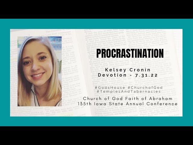 Iowa State Conference: Devotion by Kelsey Cronin