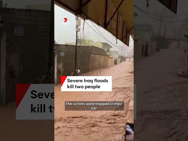 Severe Iraq floods kills two people