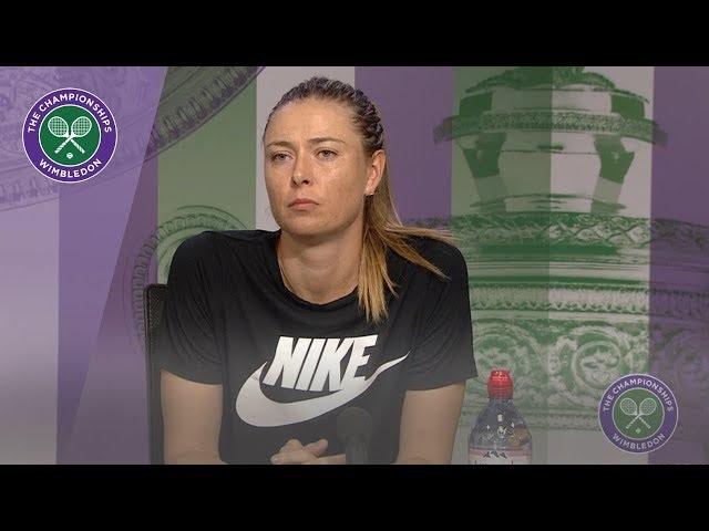 Maria Sharapova Wimbledon 2019 First Round Press Conference