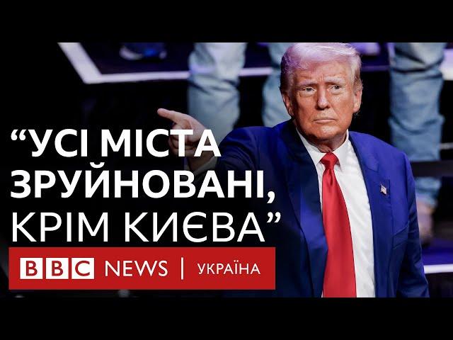 Що Трамп розказує про Україну на своїх мітингах