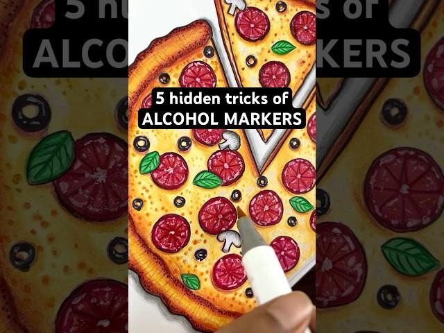 Tutorial: How to use Alcohol Markers #Trending #Shorts