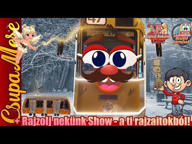 BESZÉLŐ JÁRMŰVEK –Ganz csuklós fényvillamos + Rajzolj Nekünk Show!