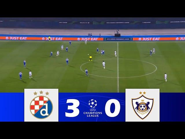 GNK Dinamo Zagreb protiv FK Qarabağ [3-0] | UEFA Liga prvaka Playoff 2024/25 | Vrhunci utakmice!