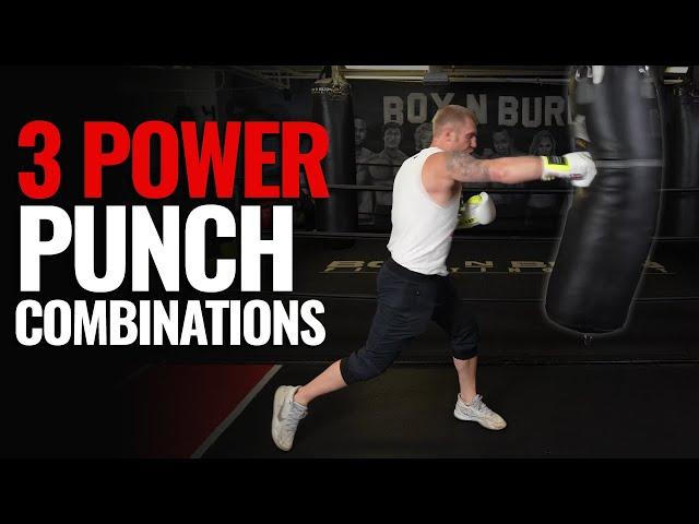 3 Power Punch Combinations you Should Practice on the Heavy Bag