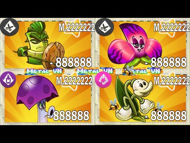 Best Strategy Plants vs Zombies 2 | MetalVN | Team Plants Random Max Level Fizi vs 999 Zombies #206