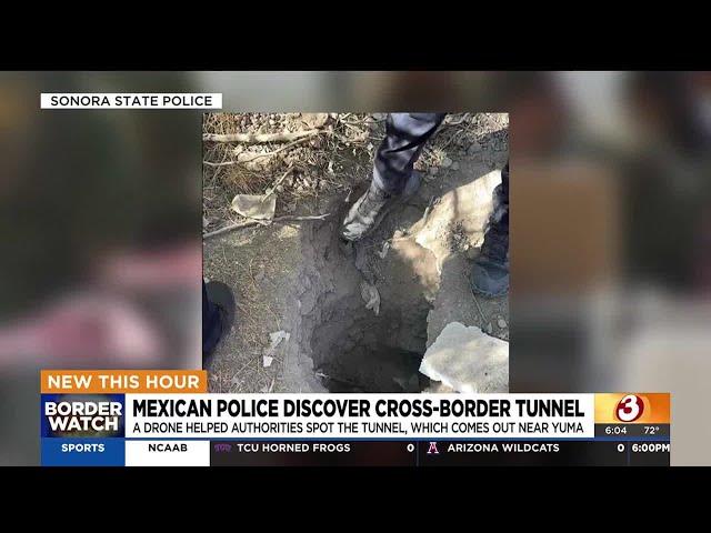 Mexican police discover new cross-border tunnel in Arizona