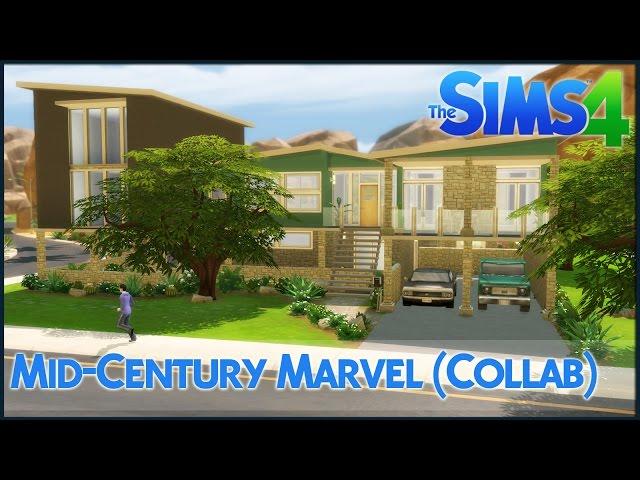 The Sims 4 Speed Build - Mid-Century Marvel (Collab with Sims Builds)