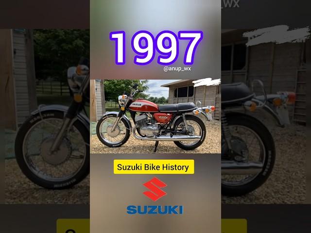 Suzuki Bike Evolution 1957–2025 ️ | From AX100 to Hayabusa!  #shorts #suzuki #bike 