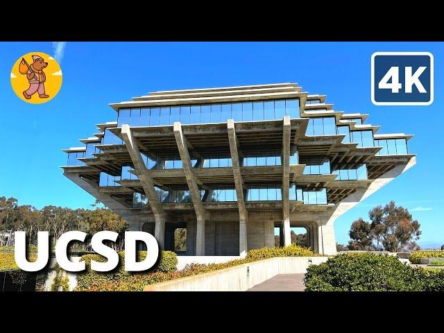 UCSD Campus Walking Tour | San Diego CA {4k}  Binaural Sound