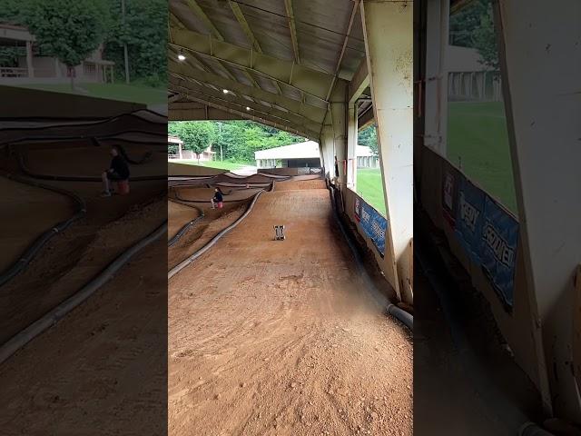 4x4 RC Nitro Buggy On Rails! Riding Wheelie After Jump! 1/8 Scale RC Buggy!