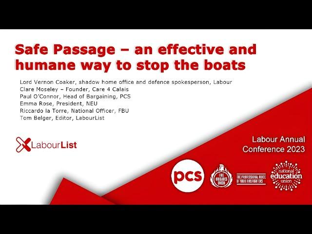 Safe Passage - an effective and human way to stop the boats | Part 1